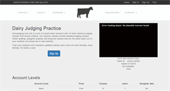 Desktop Screenshot of dairyjudging.com