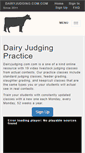Mobile Screenshot of dairyjudging.com